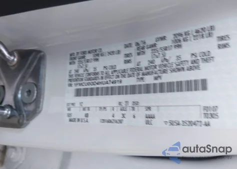 2017 Ford Escape Se z USA, uszkodzony, nr VIN 1FMCU0GD4HUA74919